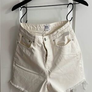 BDG Women's Off-White Jean Shorts